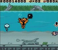 une photo d'Ã©cran de Daffy Duck - Un Tresor de Canard sur Nintendo Game Boy Color